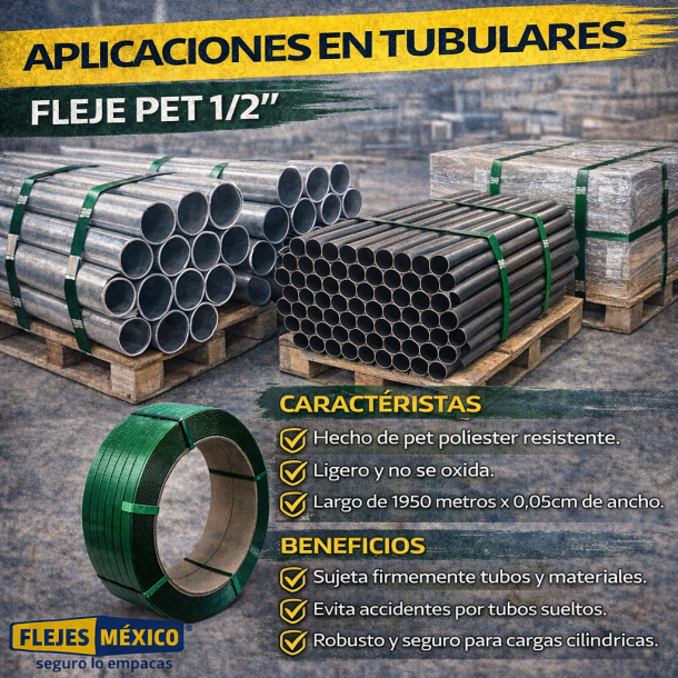 Flejes PET de 1/2 de Flejes Mexico&reg;