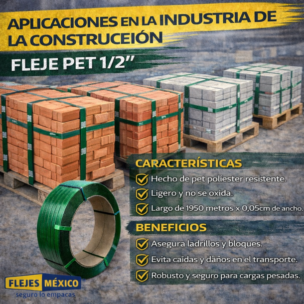 Flejes PET de 1/2 de Flejes Mexico&reg;